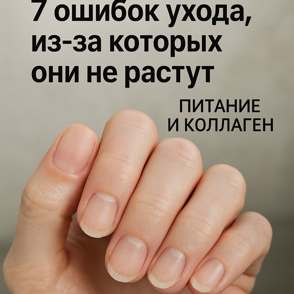 Тонкие ногти: 7 ошибок ухода, из-за которых они не растут. Питание и коллаген без магии Тонкие ногти: 7 ошибок ухода, из-за которых они не растут. Питание и коллаген без магии