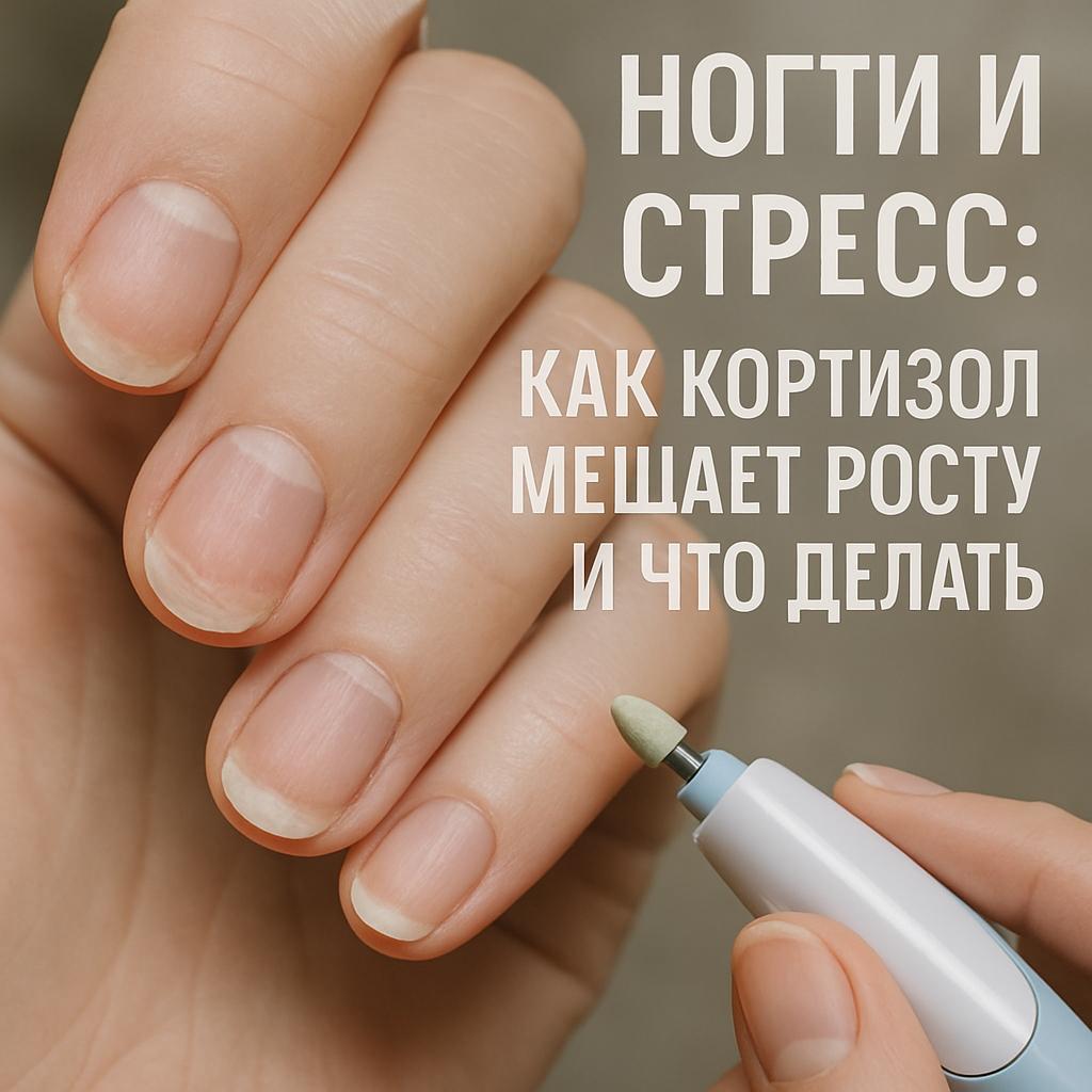 Ногти и стресс: как кортизол мешает росту и что делать. Инструмент, который помог лично мне