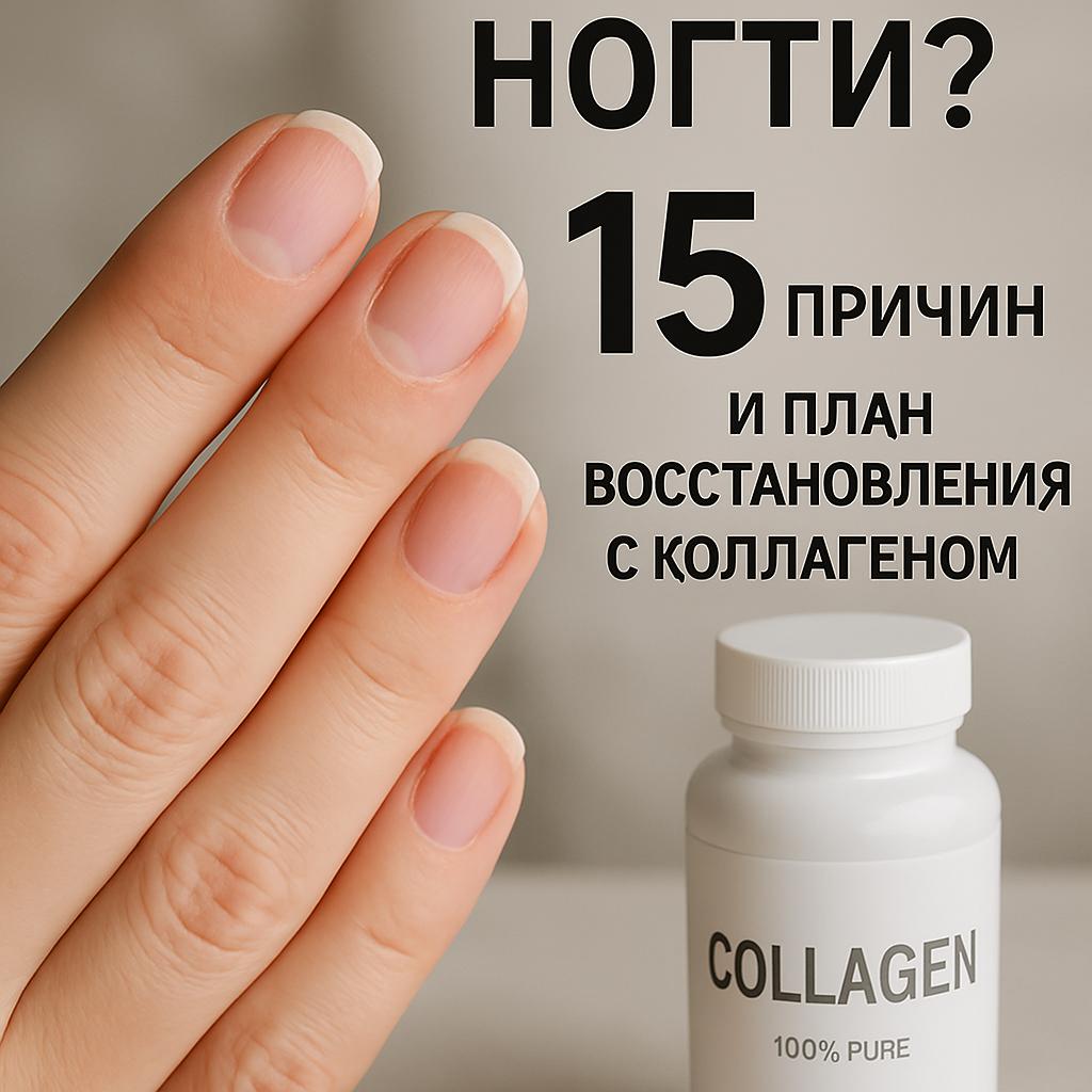 Ломаются ногти? 15 причин и план восстановления с коллагеном. Какой продукт я оставил в ротации Ломаются ногти? 15 причин и план восстановления с коллагеном. Какой продукт я оставил в ротации