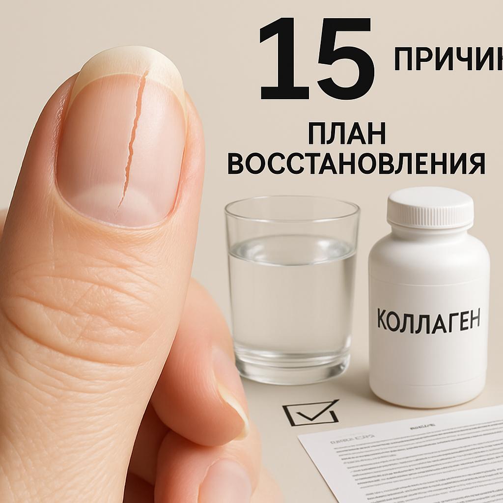 Ломаются ногти? 15 причин и план восстановления с коллагеном. Пара важных нюансов и немного формальностей Ломаются ногти? 15 причин и план восстановления с коллагеном. Пара важных нюансов и немного формальностей
