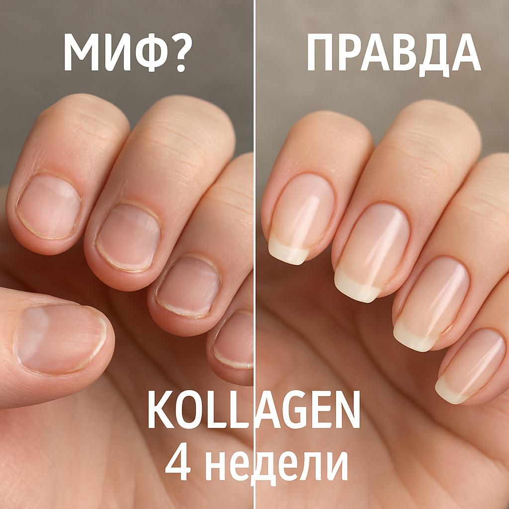 Коллаген для ногтей: эффект через 4 недели — миф или правда. Лайфхак от коллеги Коллаген для ногтей: эффект через 4 недели — миф или правда. Лайфхак от коллеги