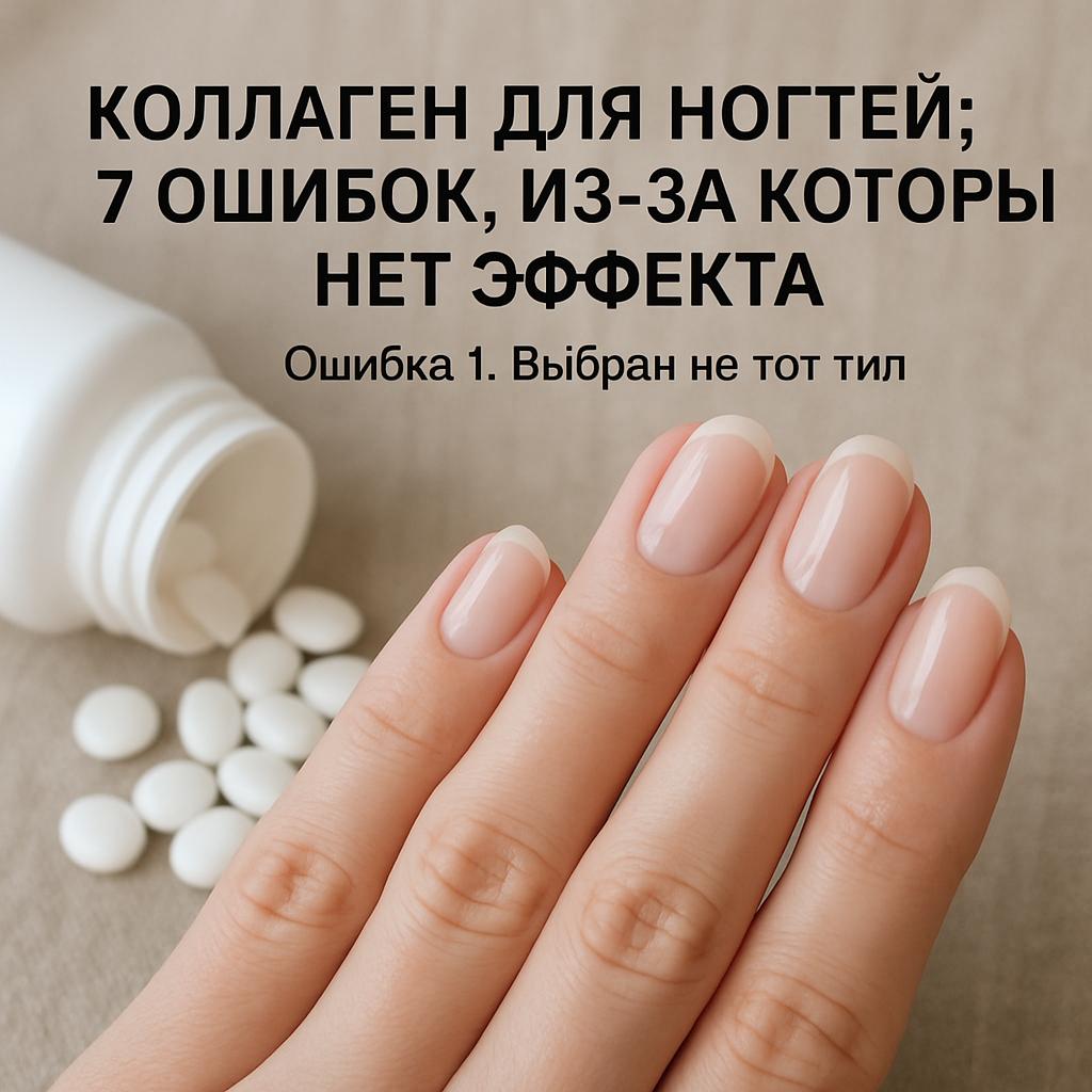 Коллаген для ногтей: 7 ошибок, из-за которых нет эффекта. Ошибка 1. Выбран не тот тип Коллаген для ногтей: 7 ошибок, из-за которых нет эффекта. Ошибка 1. Выбран не тот тип
