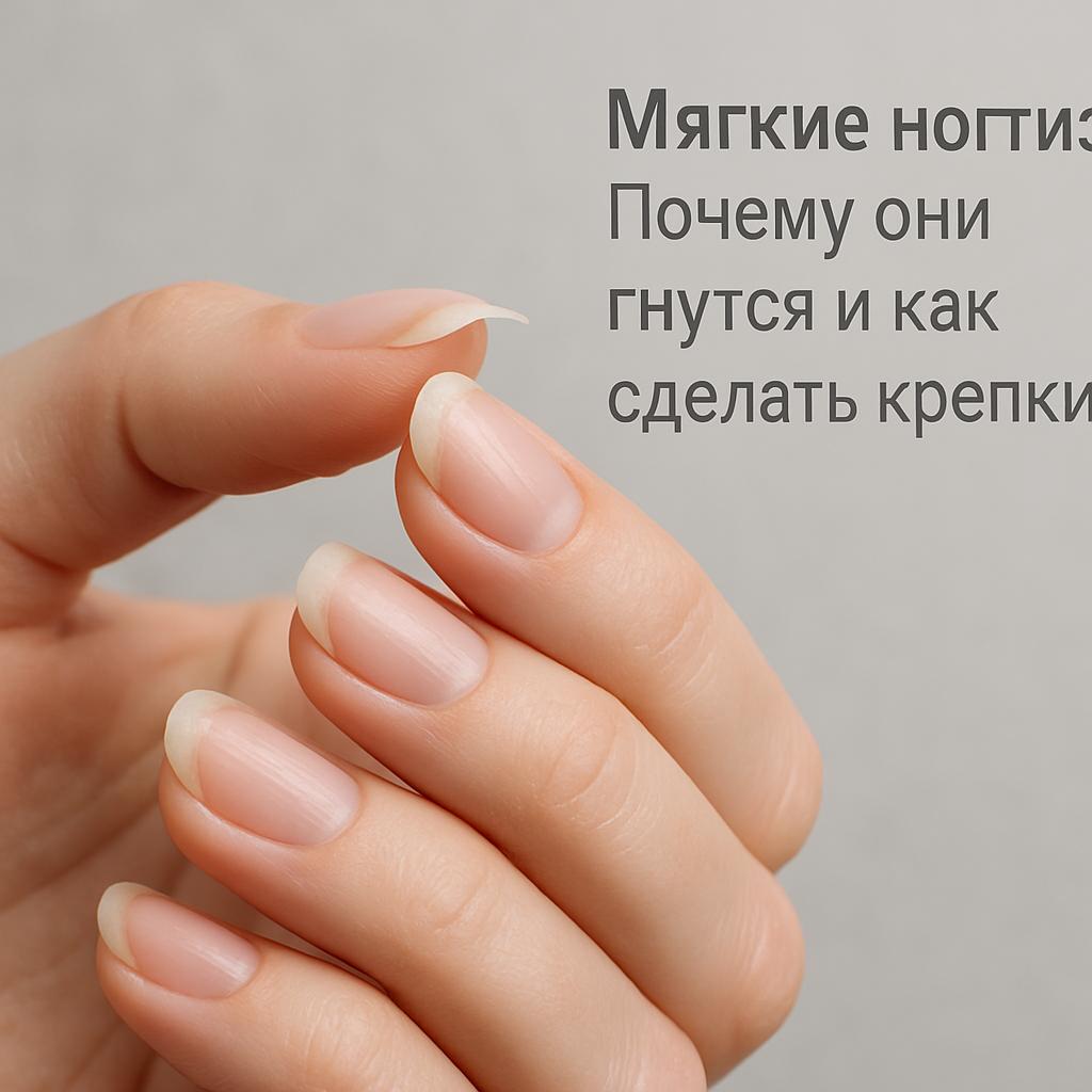 Мягкие ногти: почему они гнутся и как сделать крепкими