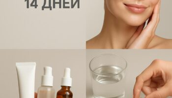 Сияющая кожа за 14 дней: пошаговый уход и нутриенты, честный план эксперта